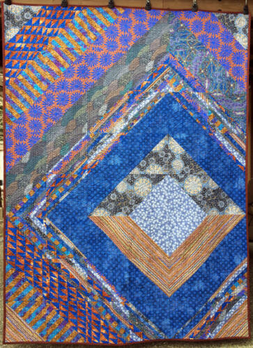 Earthbound 2 Custom Modern Quilt Handmade